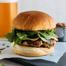 Smoked Gouda Beer Burgers