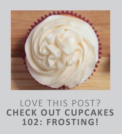Love this post? Check out cupcakes 102: frosting!