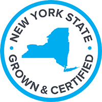 New York State Grown and Certified logo.
