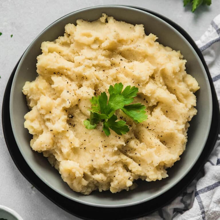 Cauliflower mashed potatoes.