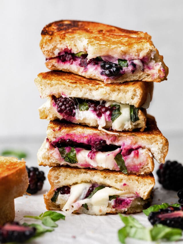 Blackberry Grilled Cheese
