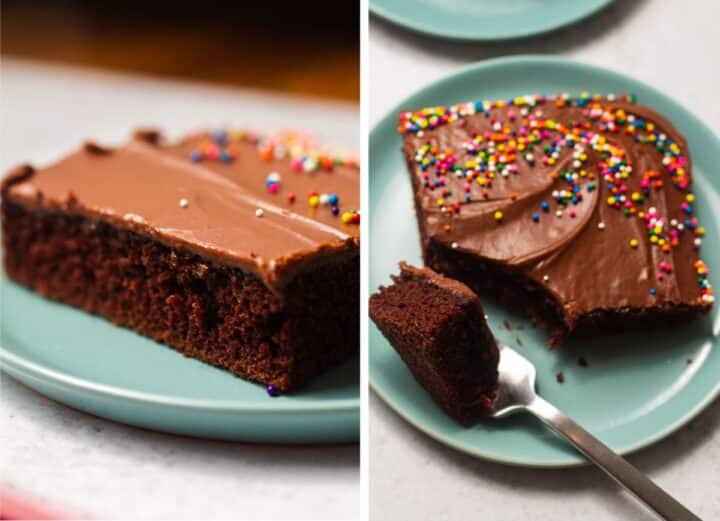 Easy Chocolate Sheet Cake with Fudge Frosting