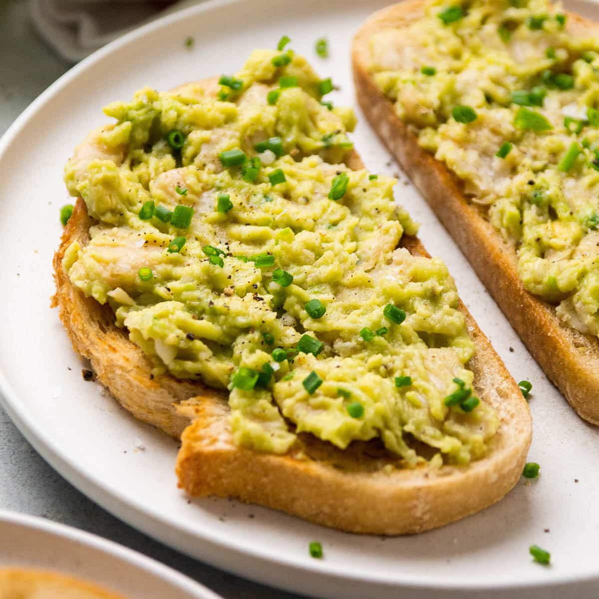 Smashed Butter Bean Avocado Toast