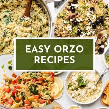 Easy orzo recipes.