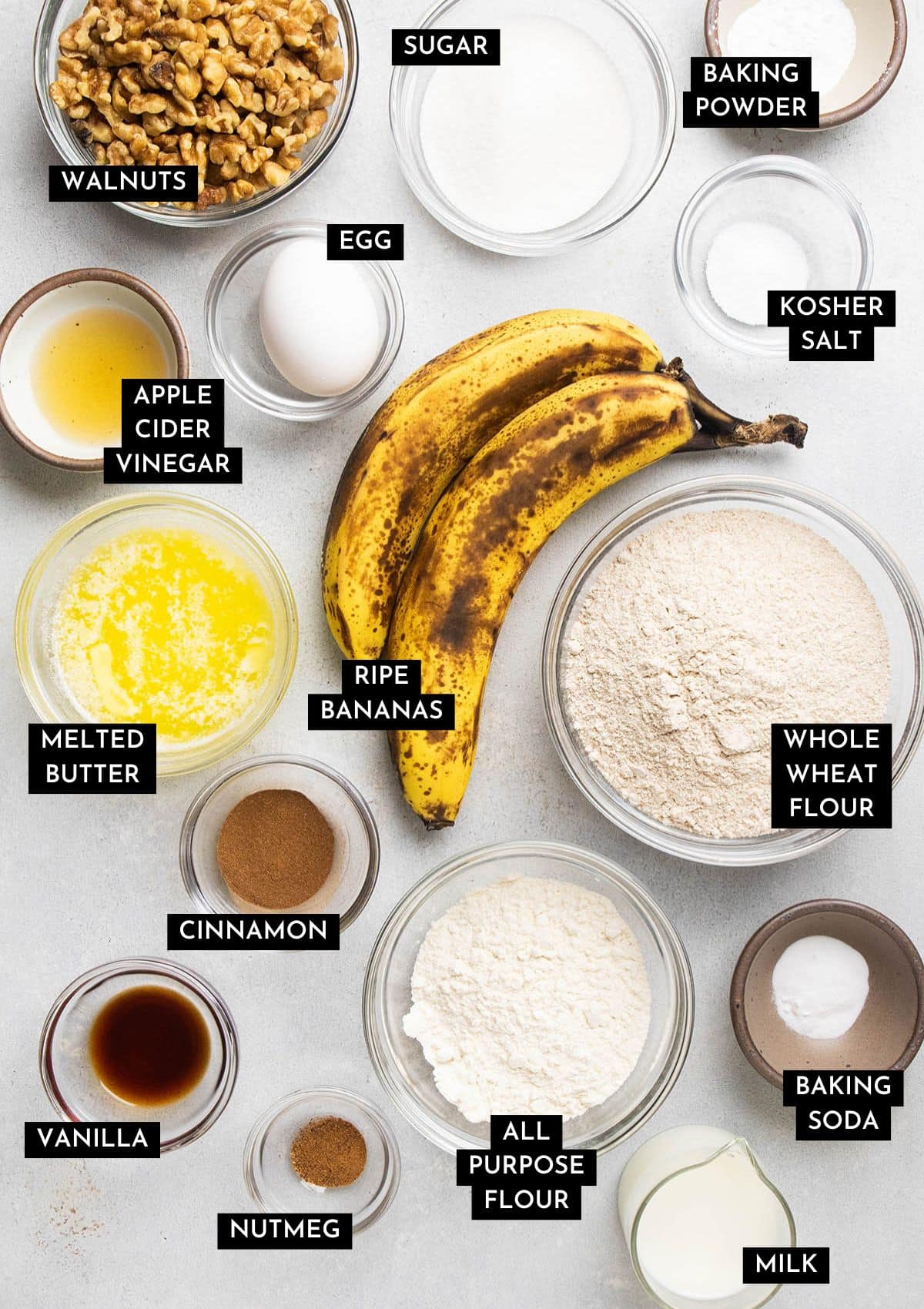 Recipe ingredients.