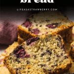 Banana blackberry bread.