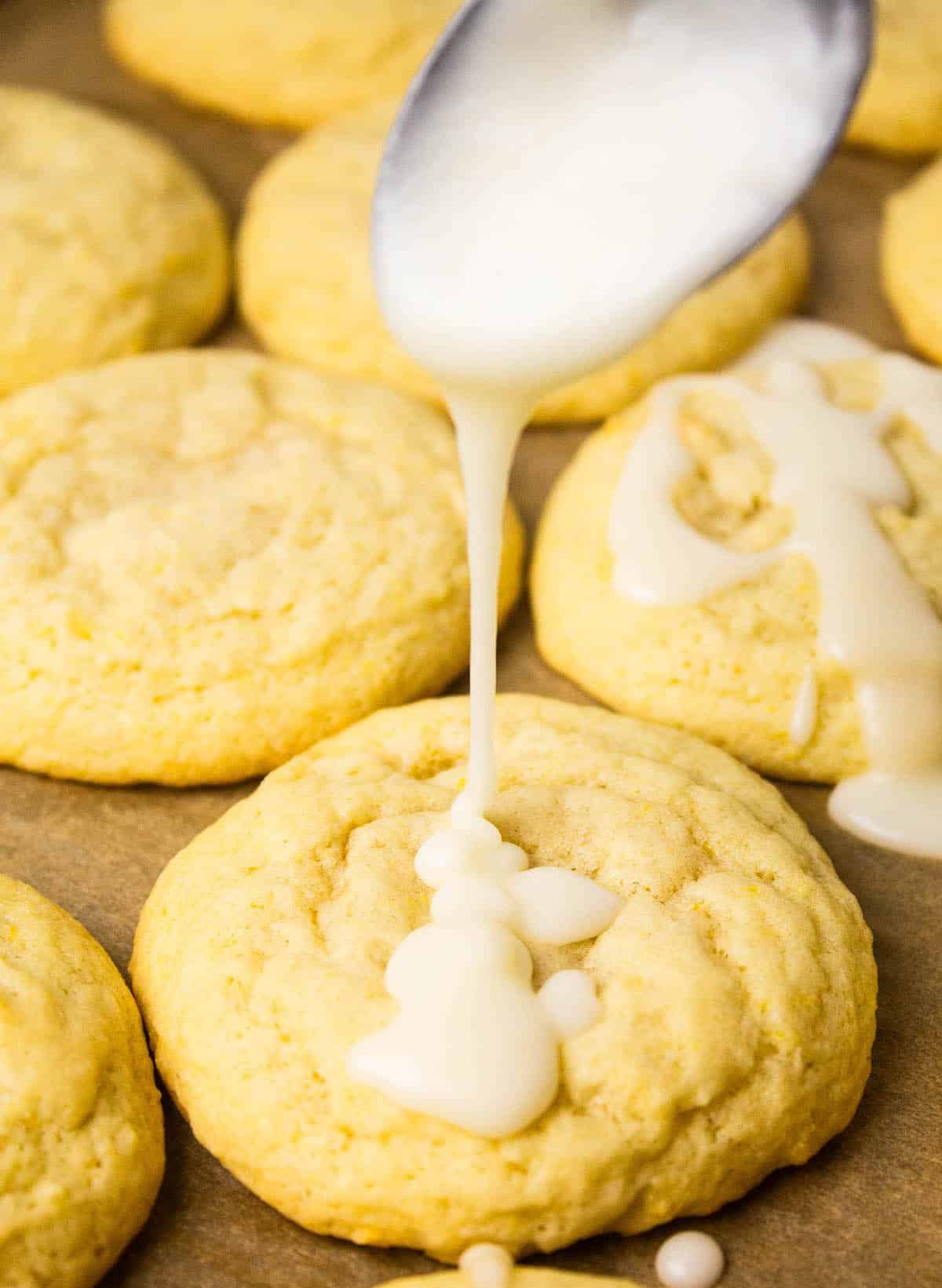 Lemon glaze.