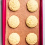 Six sugar cookies.