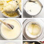 Vanilla bean ice cream.