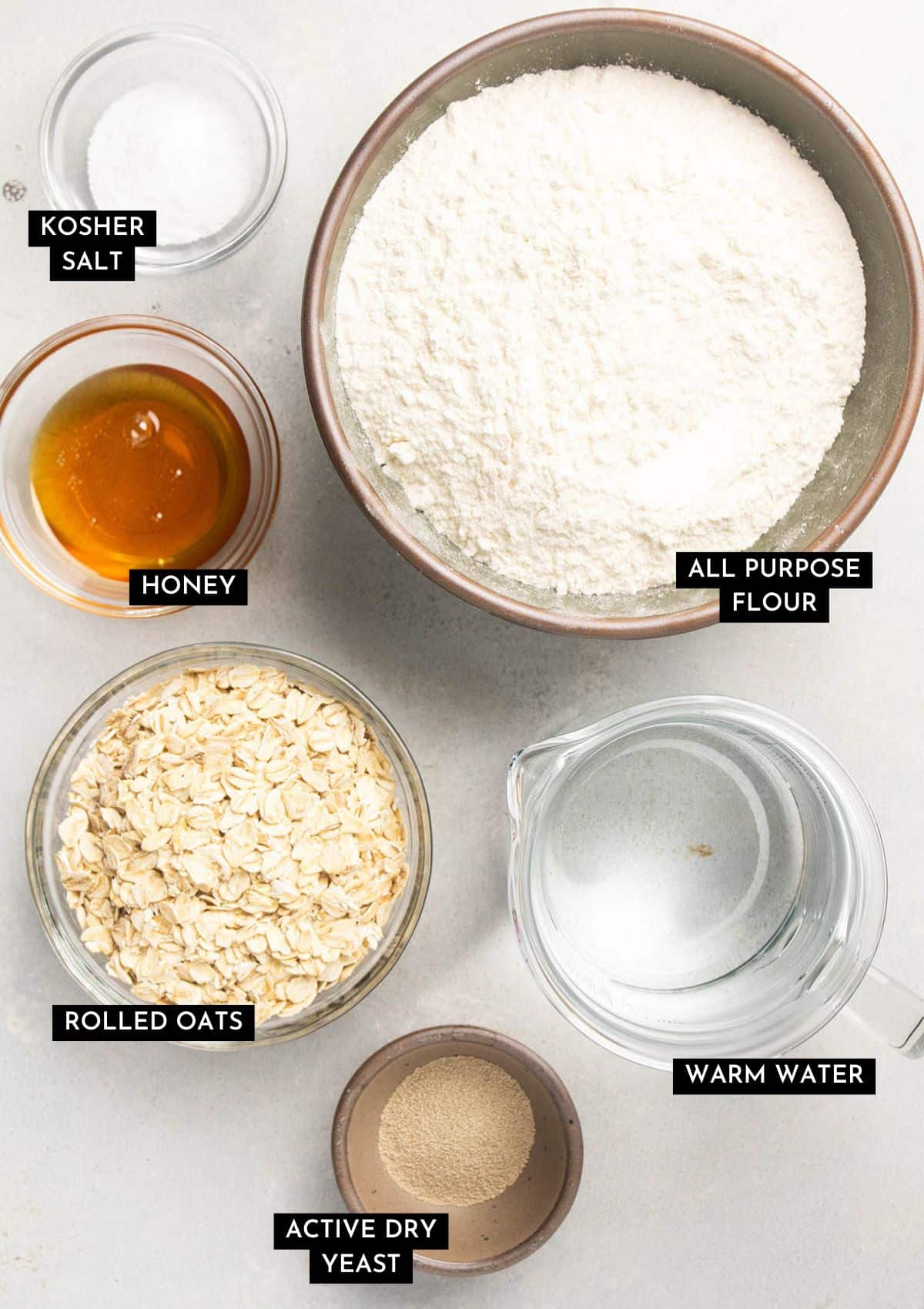 Recipe ingredients.