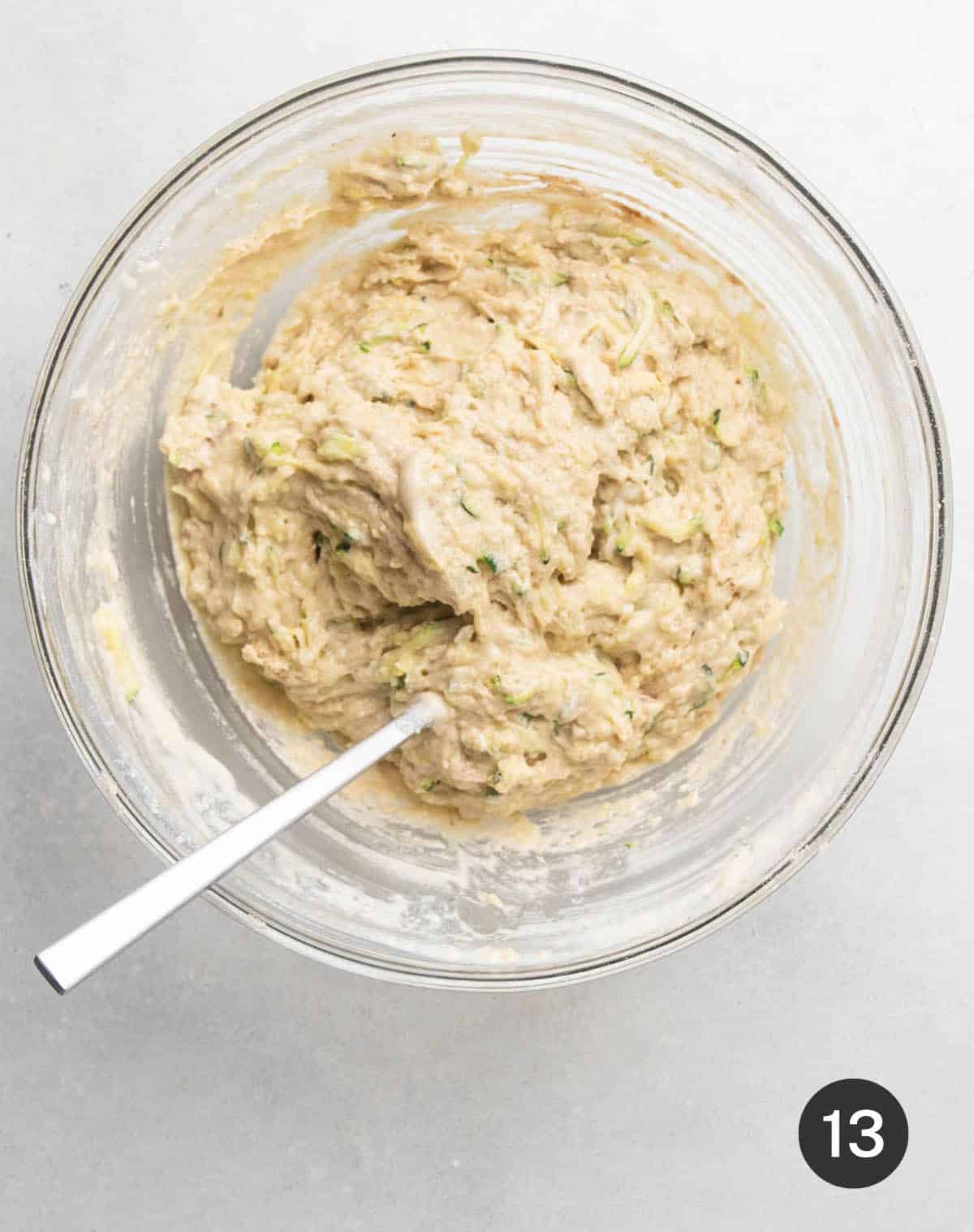 Coffee cake batter.